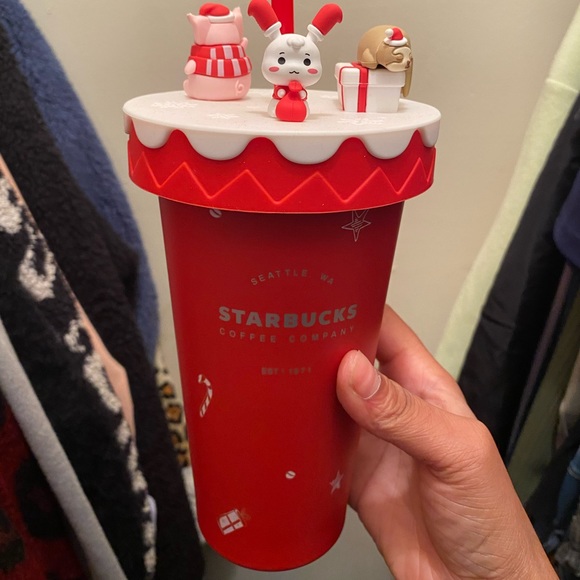2019 Rabbit Merry Party Christmas Lid SS